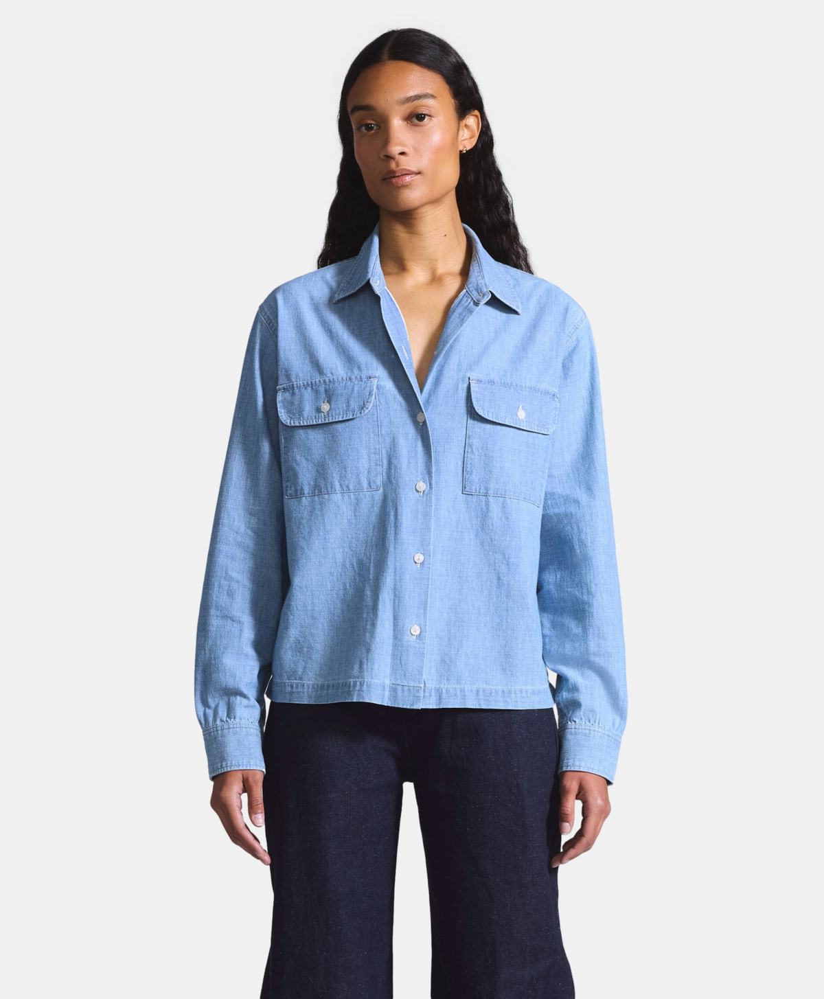 Camisa Coral Mezclilla Japonesa Premium Blue Tab Levi’s® — Azul · 003JT-0000