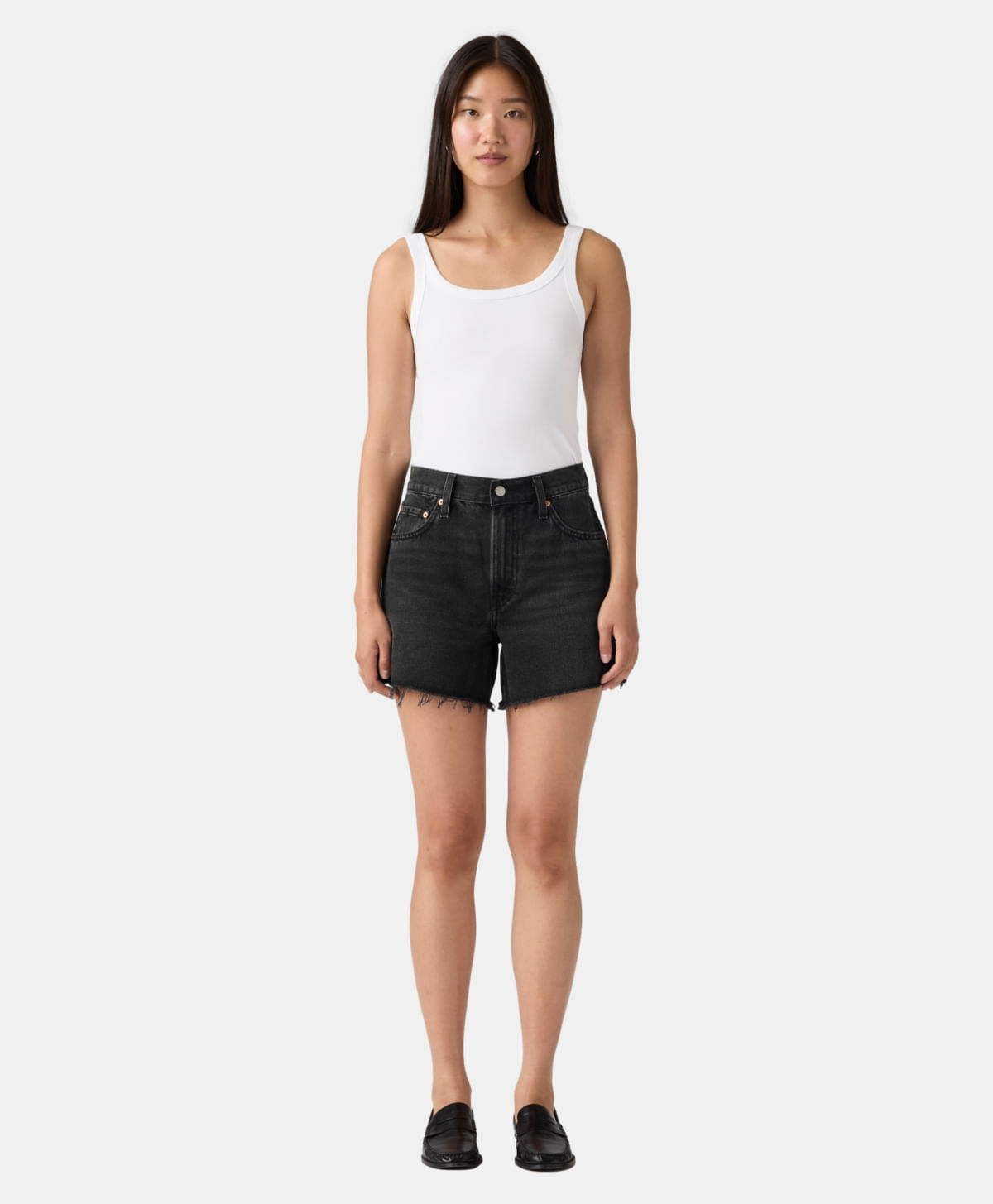 Short Ribcage Zip Levi's® — Negro · 005DS-0005