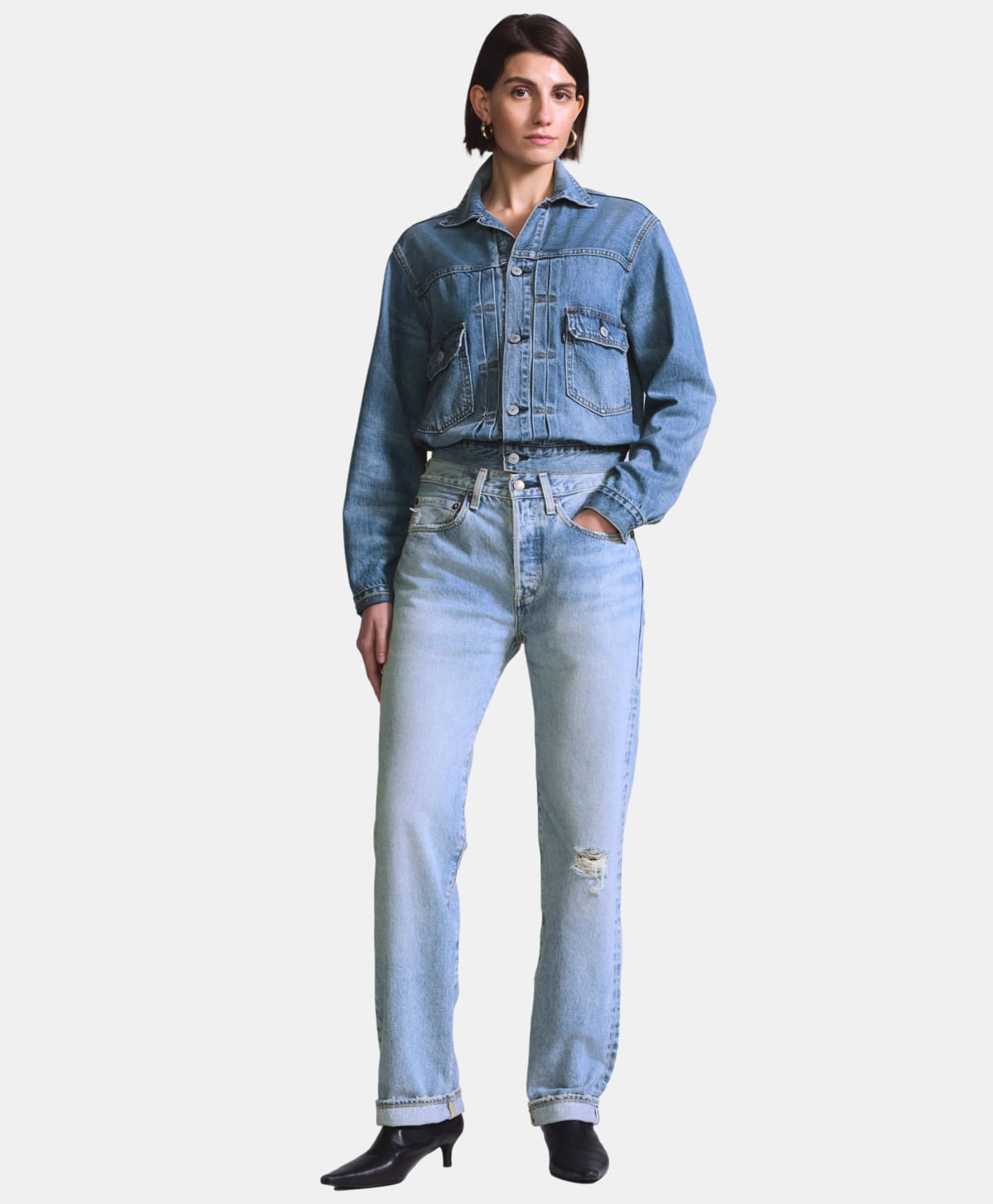 Jeans 70's 501® Mezclilla Japonesa Premium Blue Tab Levi's® — Azul claro · 004TF-0002
