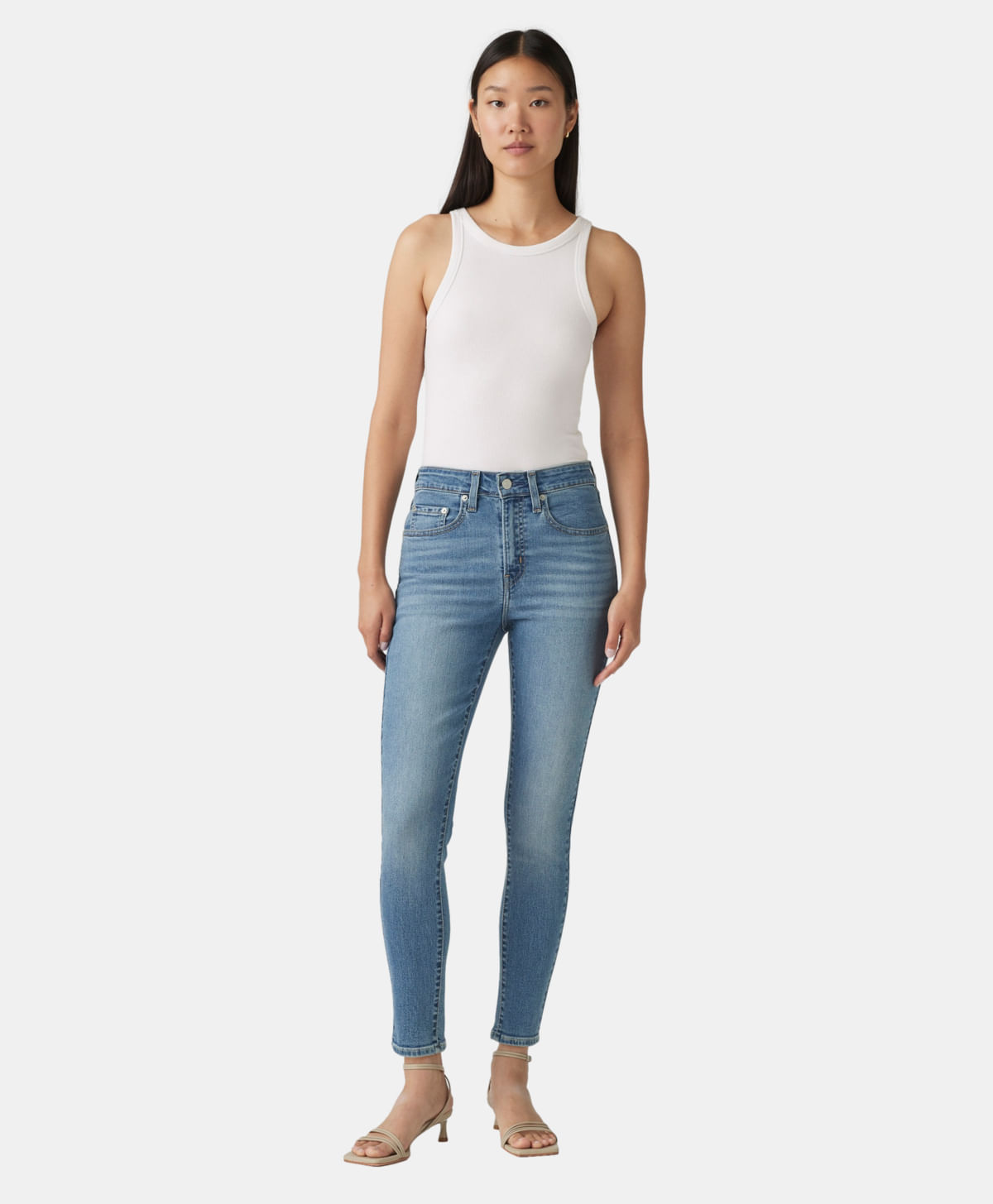 721® High Rise Skinny Jeans Levi's® — Azul · 18882-0788