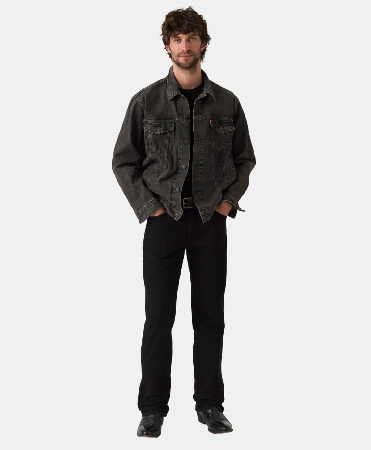 537® Western Bootcut Jeans Levi's® — Negro · 000XI-0024