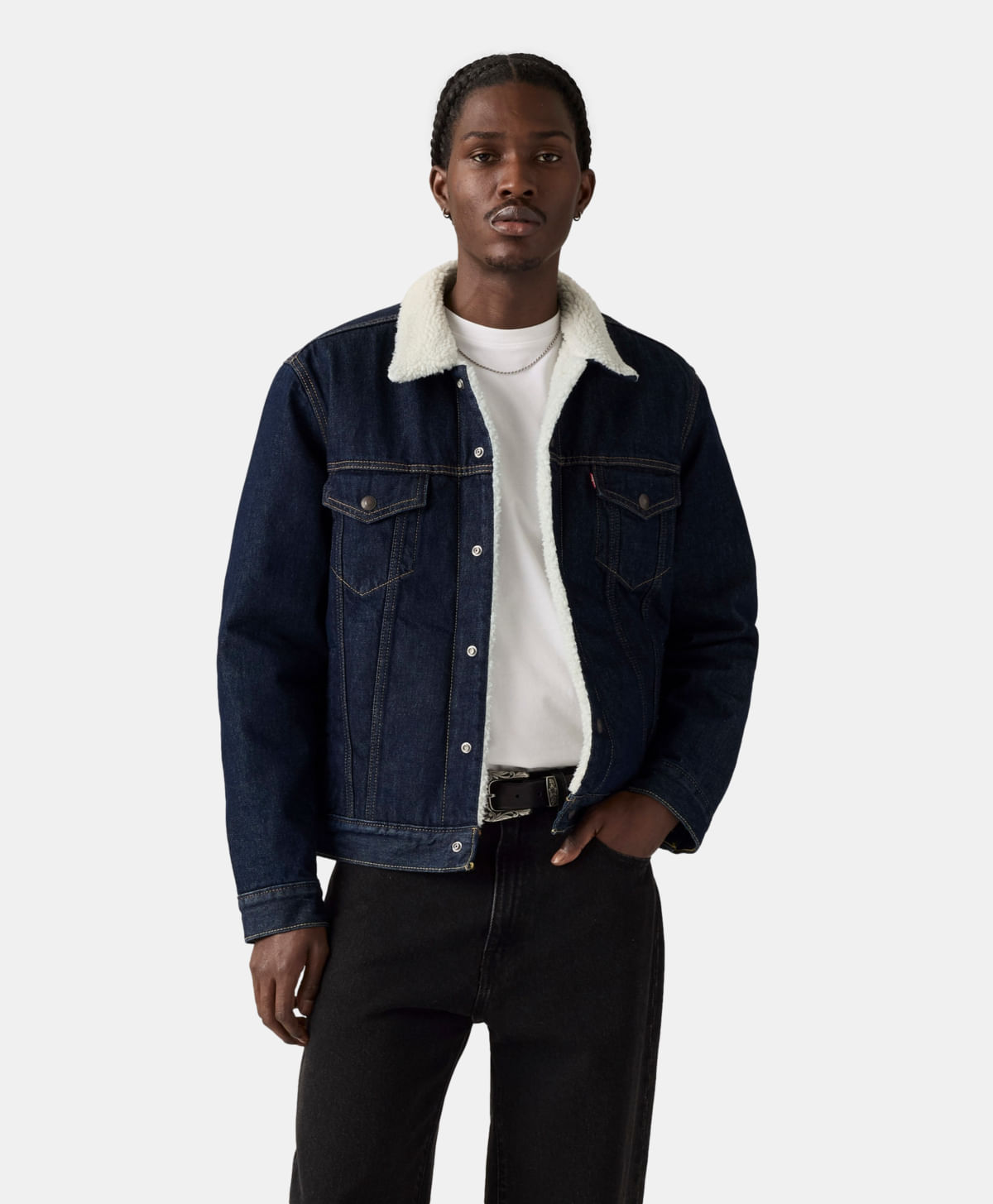 Chamarra Sherpa Trucker Levi's® — Azul · 16365-0271