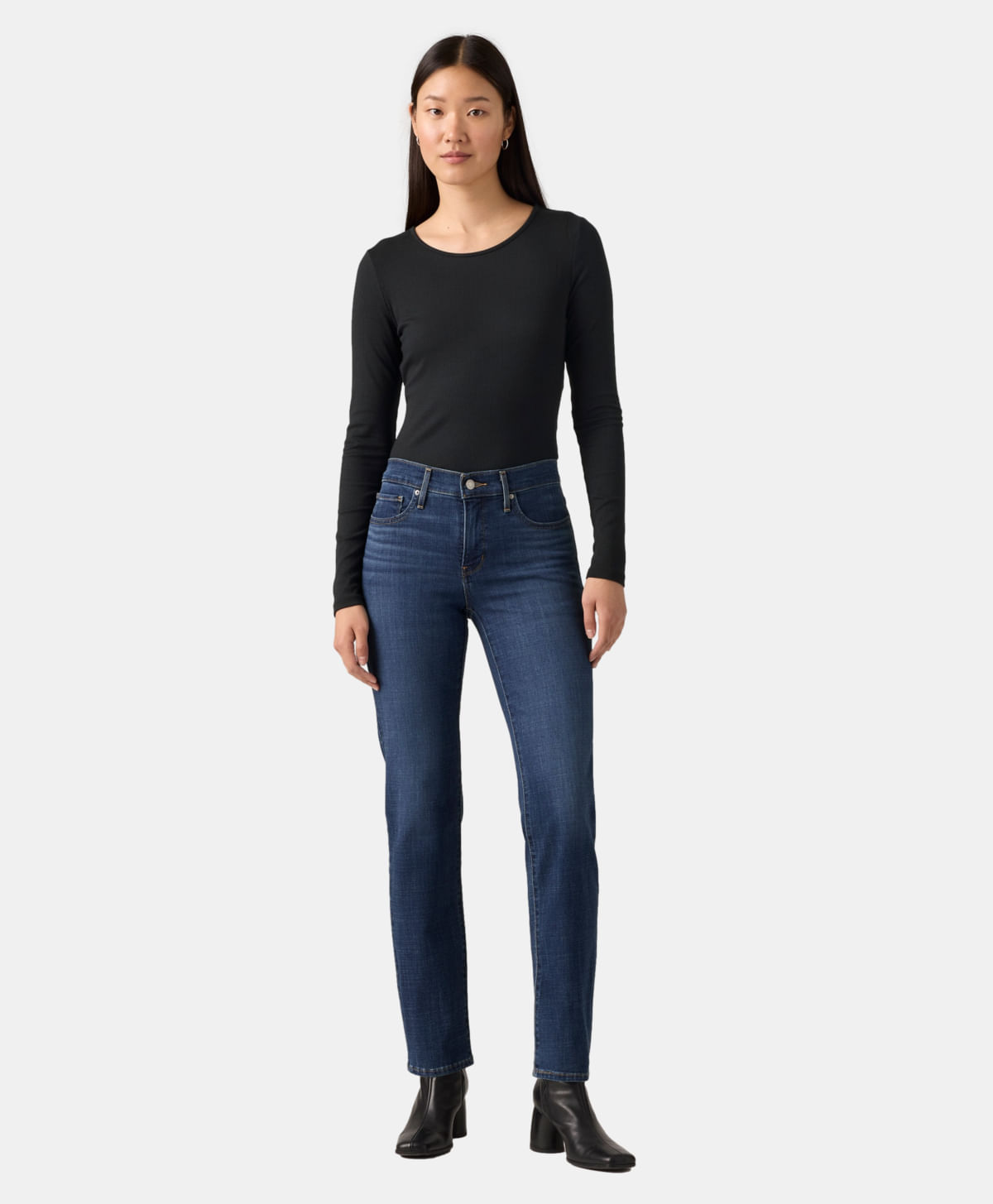 Levi's® 314 Shaping Straight Jeans — Azul Medio · 19631-0133