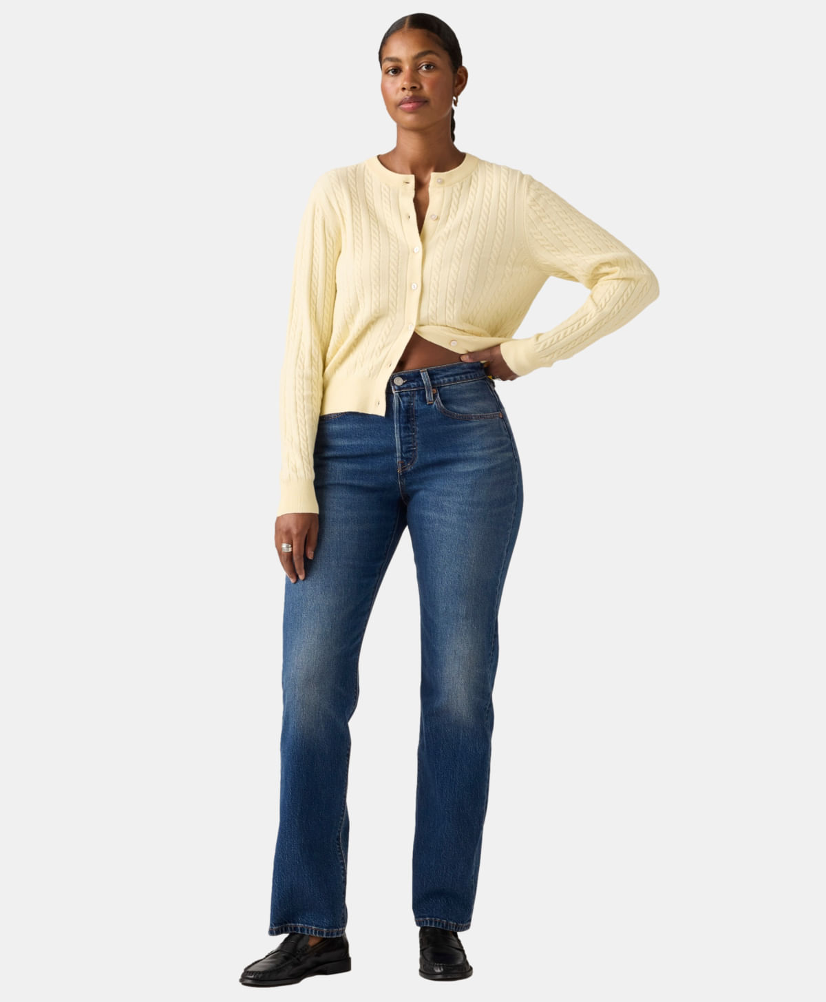 501® Curve Lightweight Jeans Levi's® — Azul Oscuro · 0066J-0001