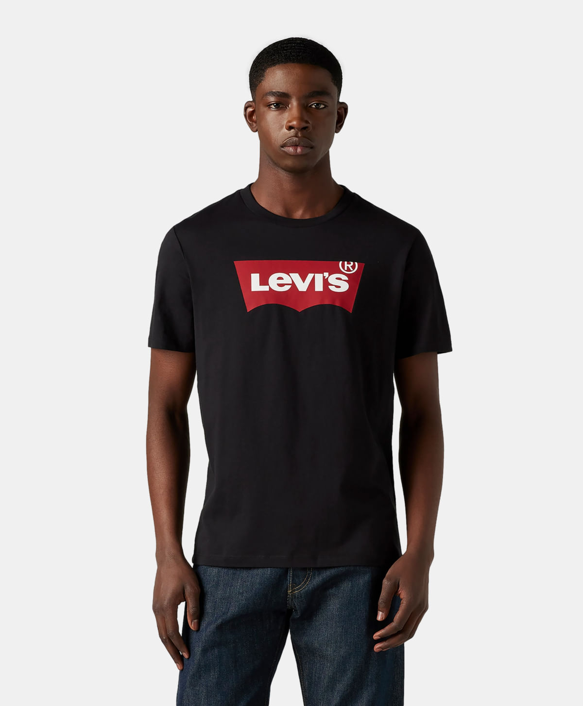 Levi's® Graphic Set-In Neck — Negro · 17783-0137