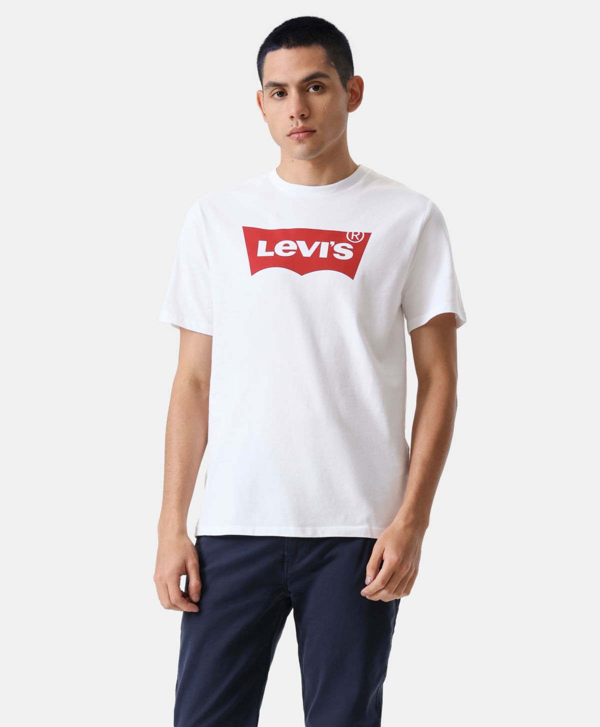 Levi's® Graphic Set-In Neck — Blanco · 17783-0140