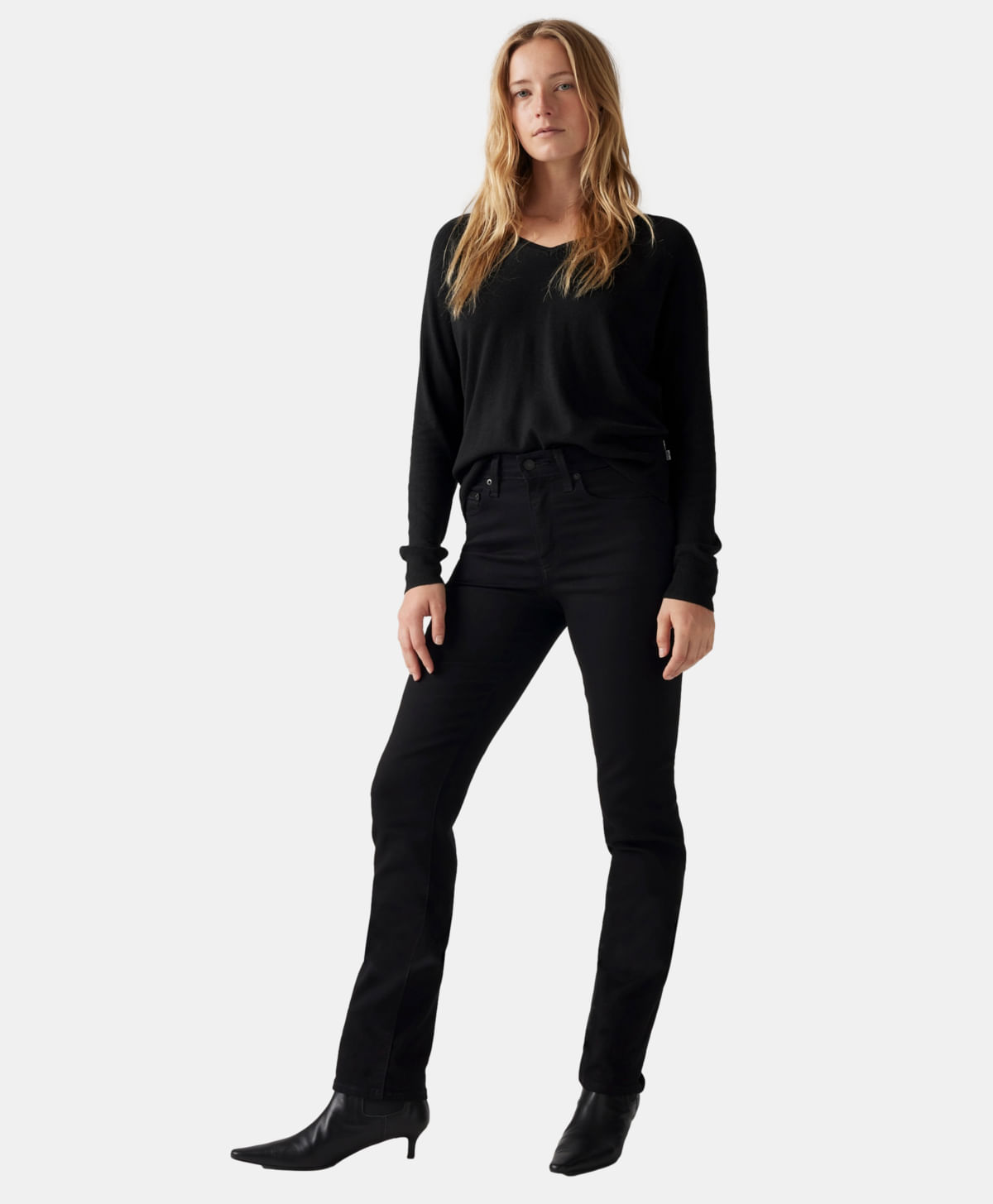724® High-Rise Straight Jeans Levi's® — Negro · 18883-0321
