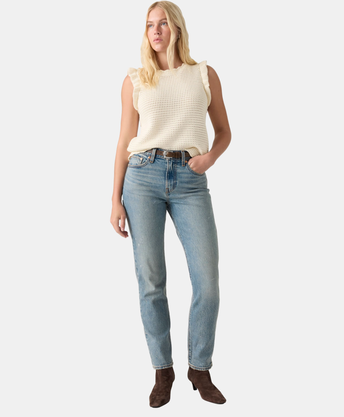 Jeans Wedgie Slim Levi's® — Azul · 003NE-0012
