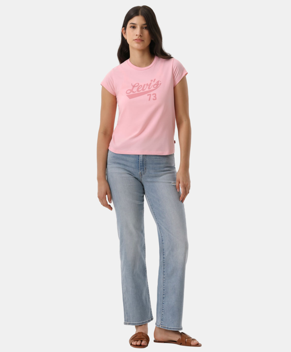 723® High Rise Straight Jeans Levi's® — Azul · 008SY-0005