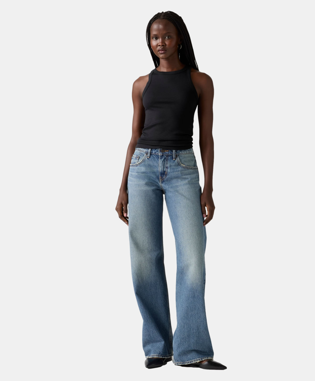 Jeans Low Loose Levi's® — Azul Medio · A5566-0028