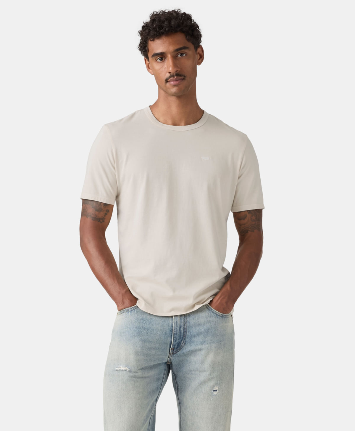 Playera Original Levi's® — Hueso · 005GX-0006