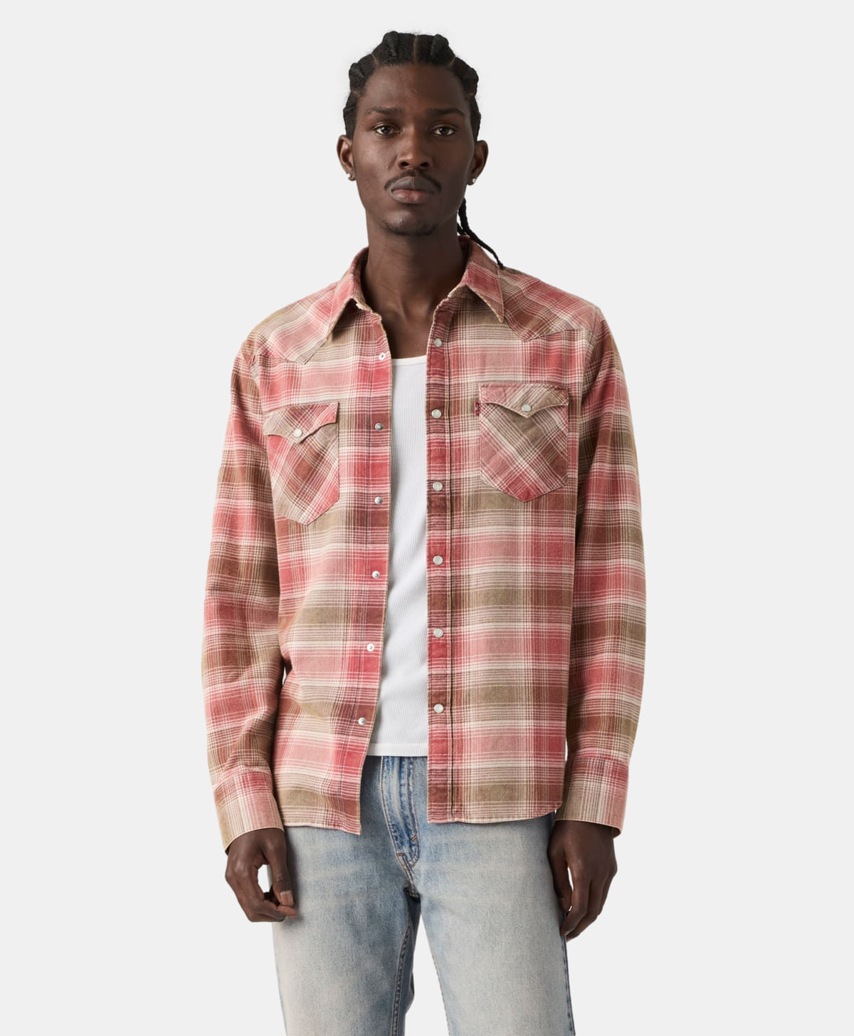 Camisa Barstow Western Levi's® — Rosa con otro color · 85744-0131