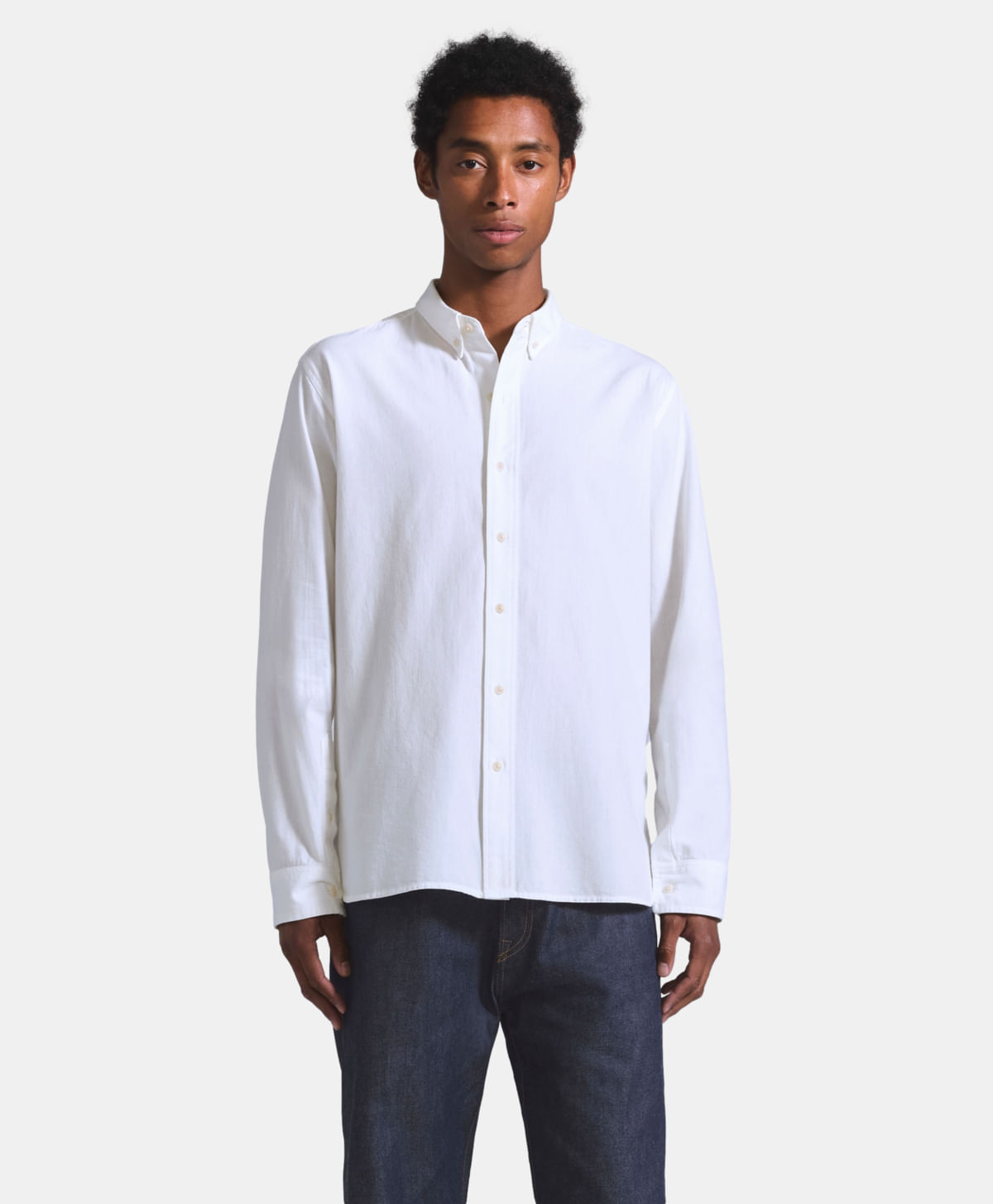 Camisa Mezclilla Japonesa Premium Blue Tab Levi’s® — Blanco · 001LI-0001