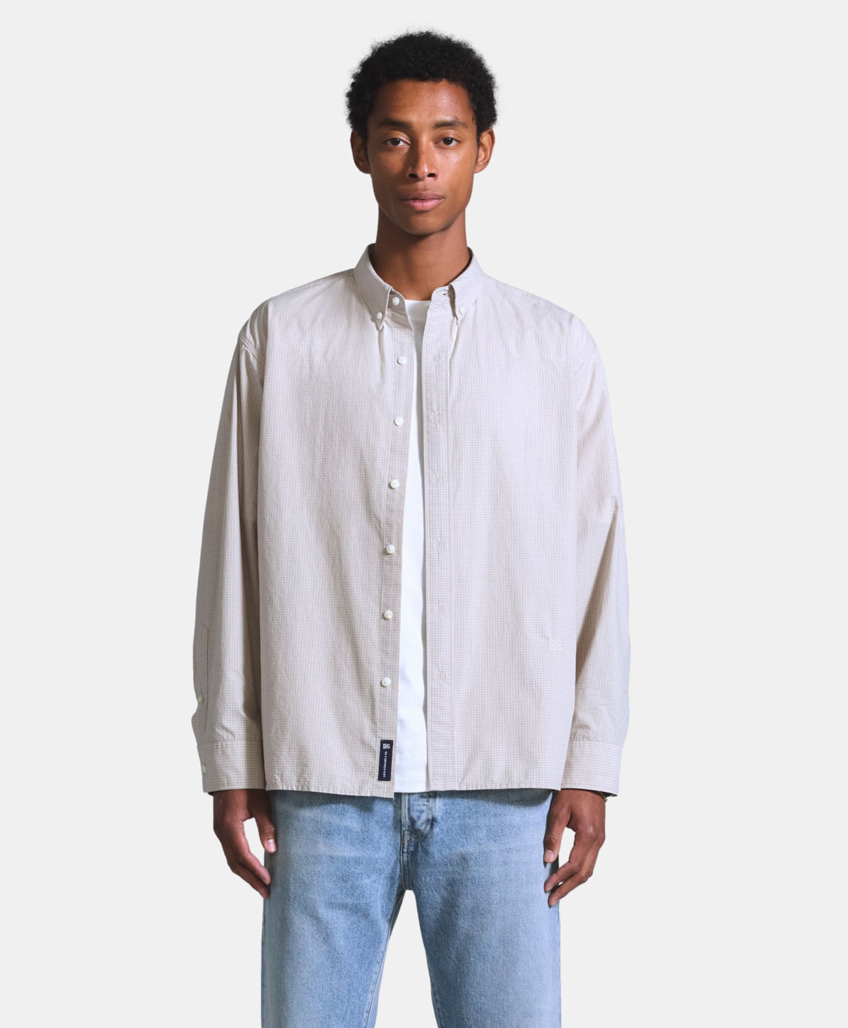 Camisa Blue Tab Levi's® — Café · 001LI-0005
