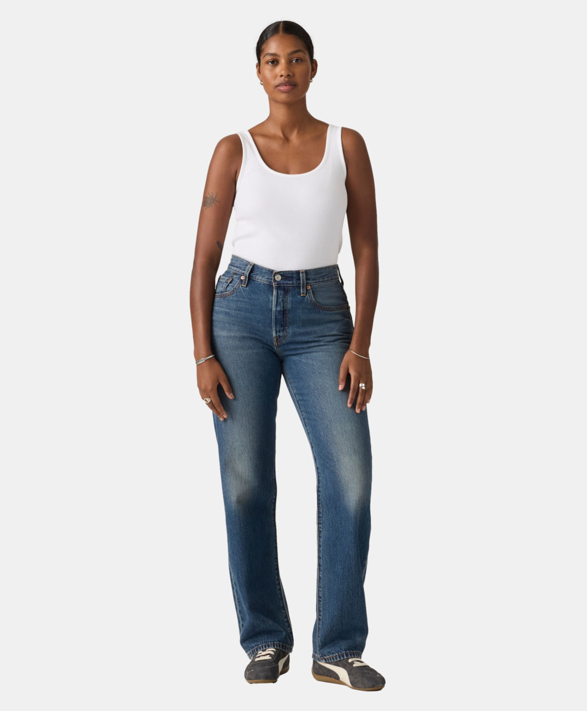 501® 90´s Lightweght Jeans Levi's® — Azul Medio · A8421-0014