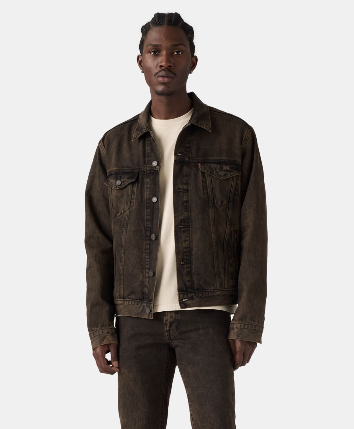 Chamarra Trucker de Mezclilla Levi's® — Café · 72334-0816