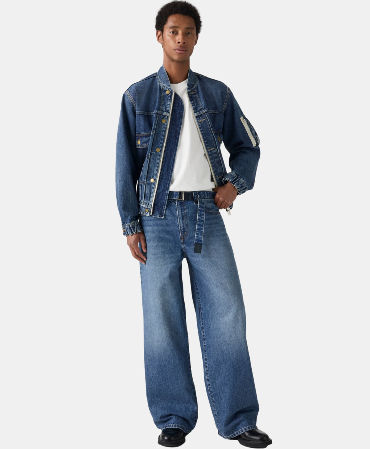 Levi's® X Sacai Jeans Belted Baggy No Binarios