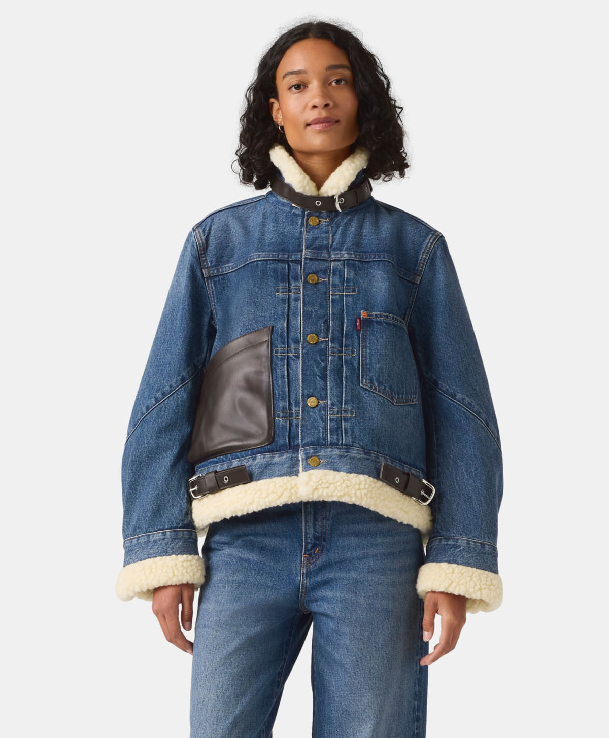 Levi's® X Sacai Chamarra Sherpa No Binaria