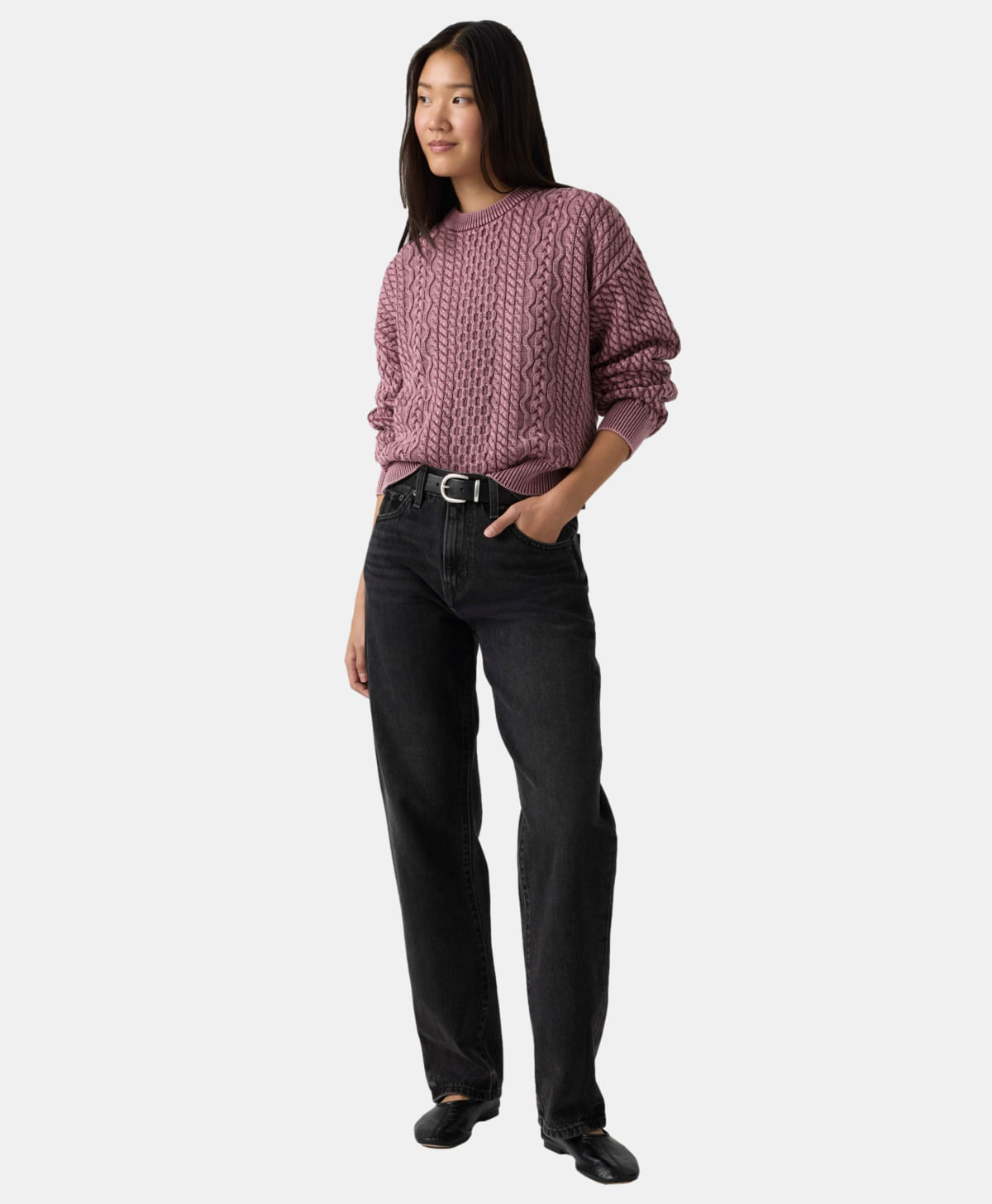 Jeans Easy Dad Levi's® — Negro · 005DC-0002