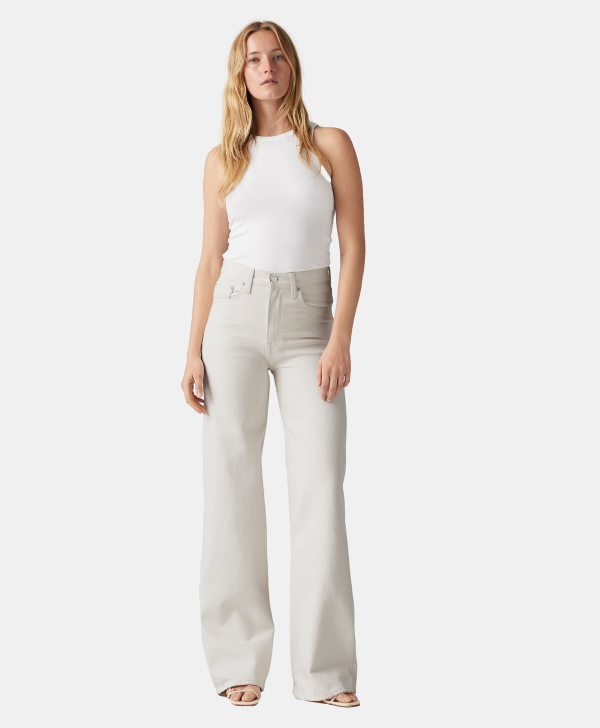 Ribcage Wide Leg Jeans Levi's® — Gris · A6081-0082