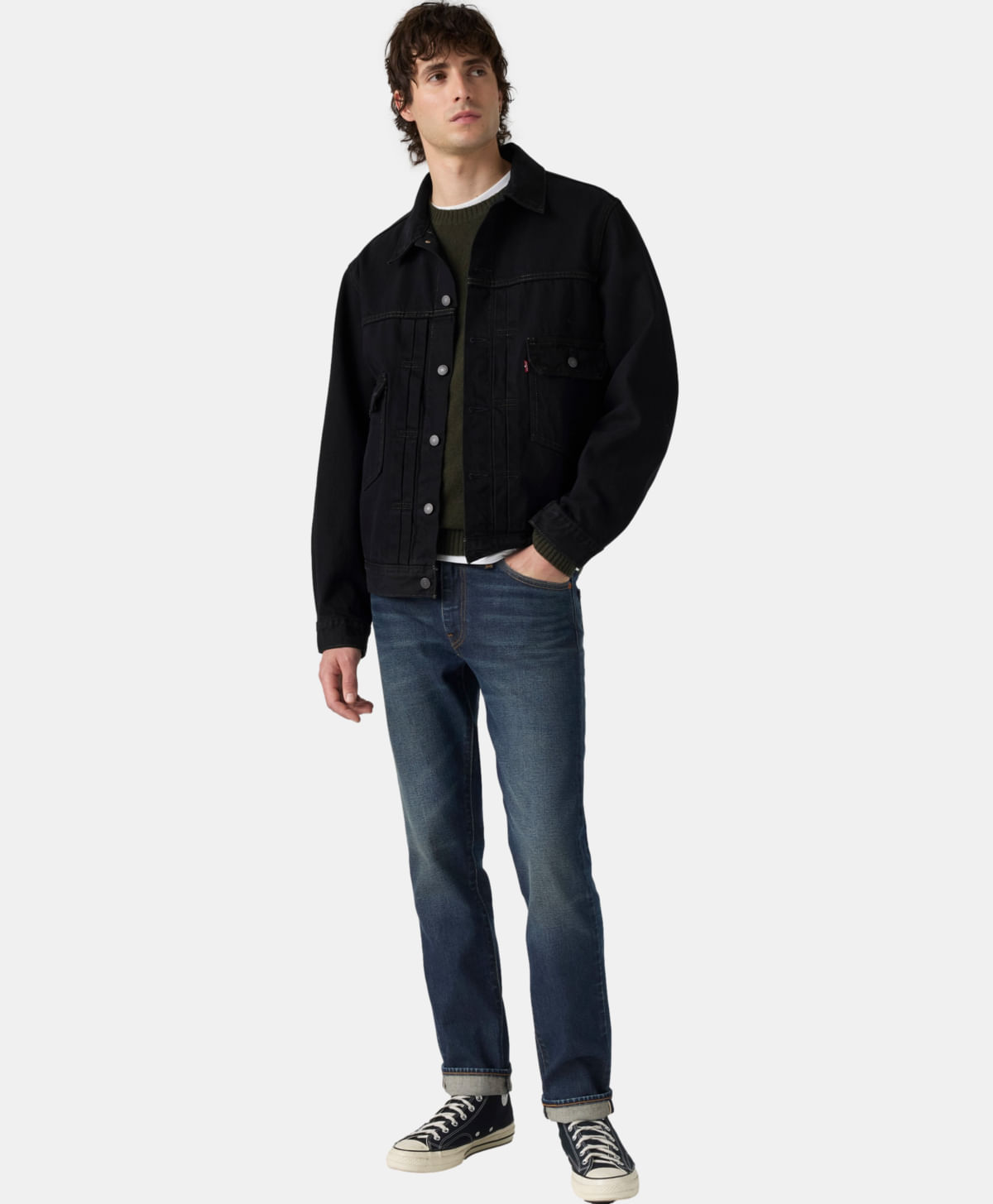 511® Slim Jeans Selvedge Levi's® — Azul · 04511-6527