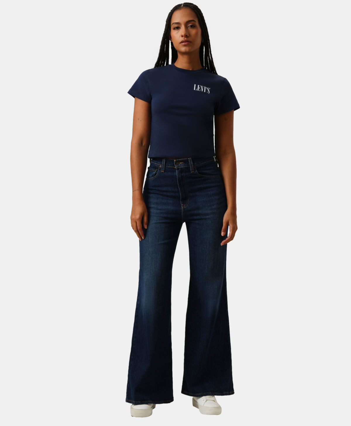 Ribcage Bells Jeans Levi's® — Azul Oscuro · A7503-0049